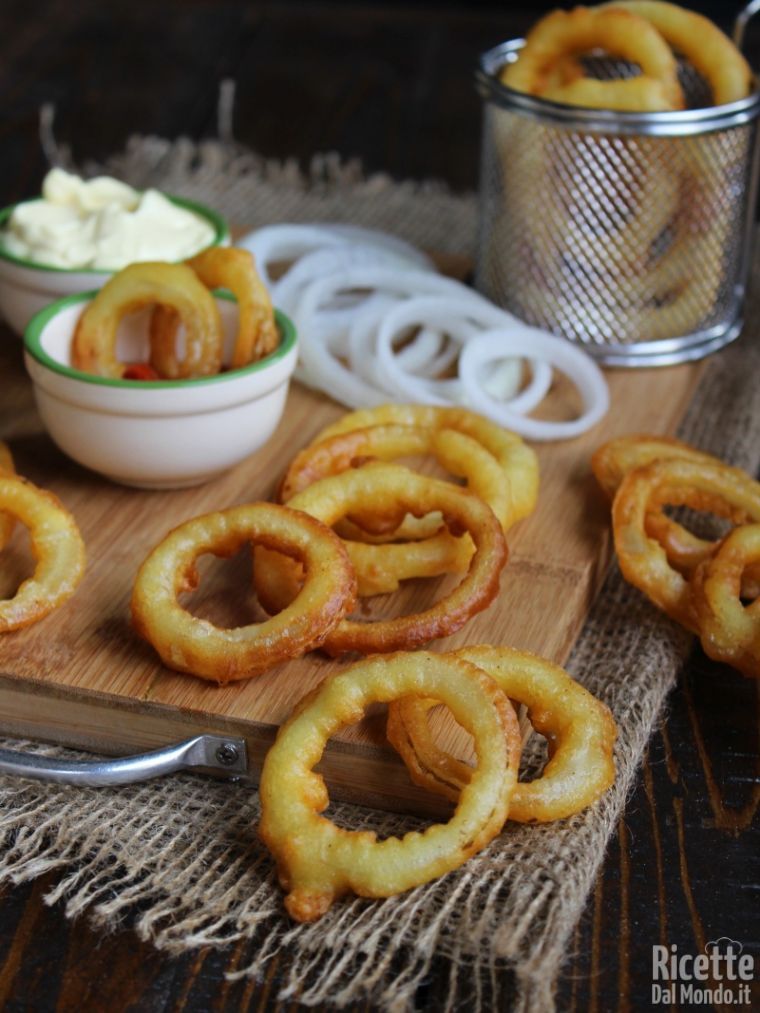 Come fare gli Onion rings