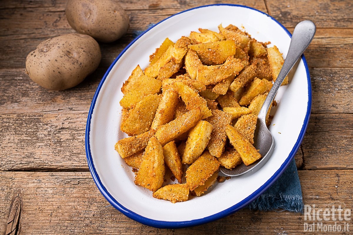 Patate sabbiose. Il contorno croccante e perfetto, pronto in 5 minuti!