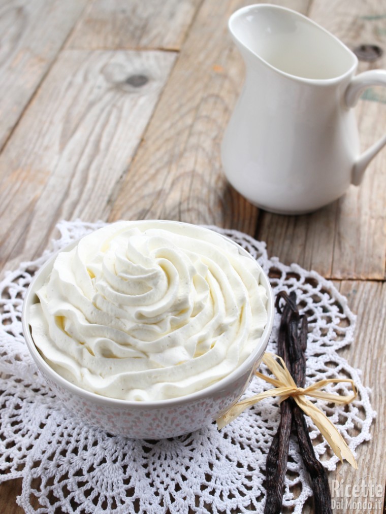 Crema chantilly alla panna