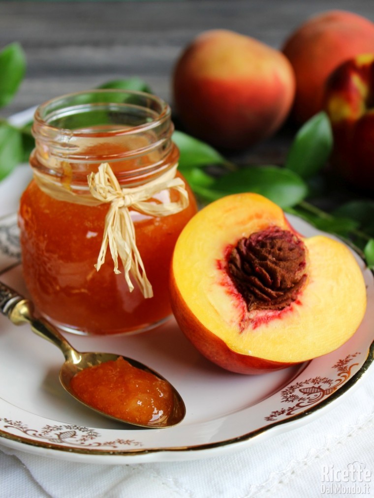 Confettura di pesche - marmellata