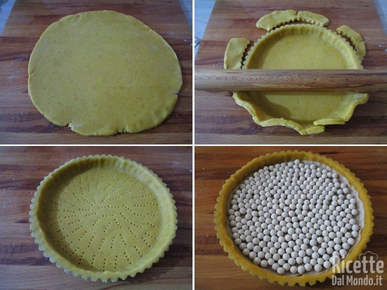 Dolce di pasta frolla alle mele 4