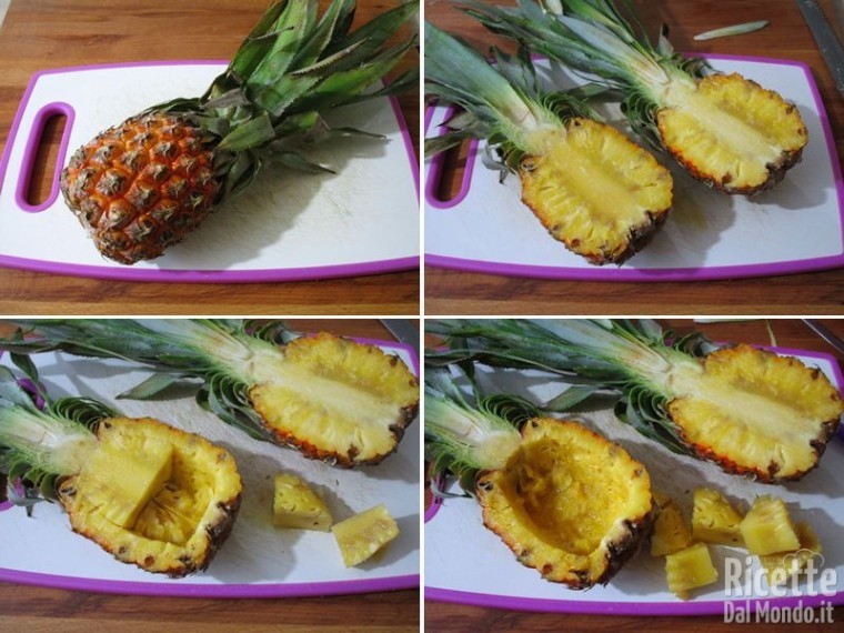 Come pulire l'ananas baby 5