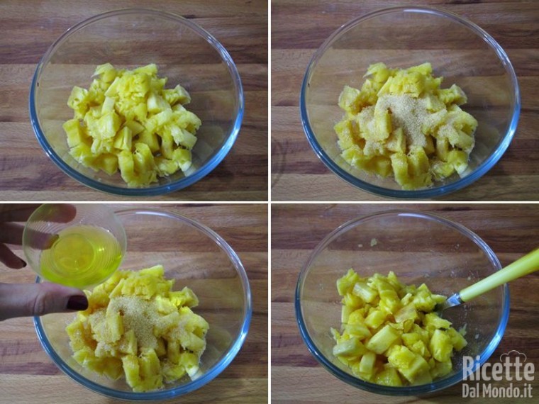 Come pulire l'ananas baby 6