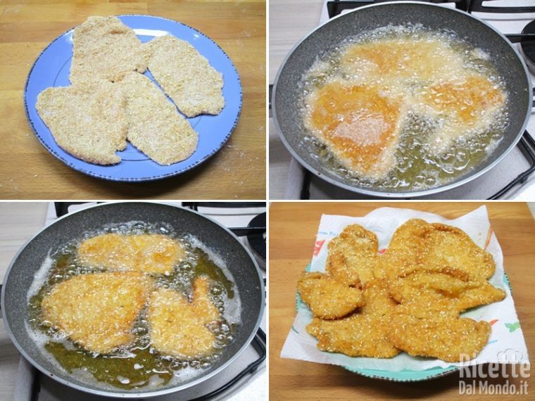 Friggere il pollo