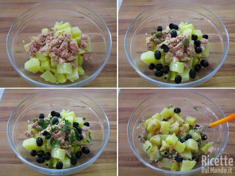 Patate e tonno in insalata 3
