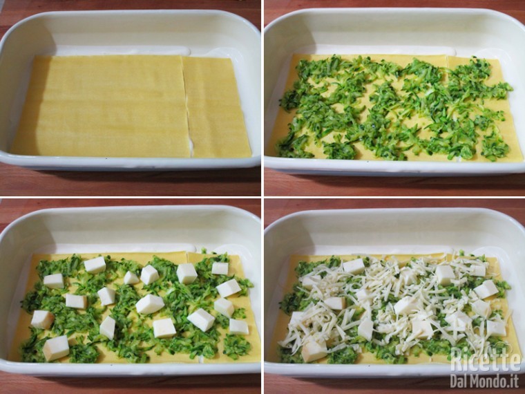 Lasagne zucchine e fiori 4
