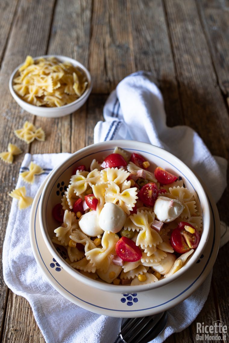Ricetta pasta fredda mista