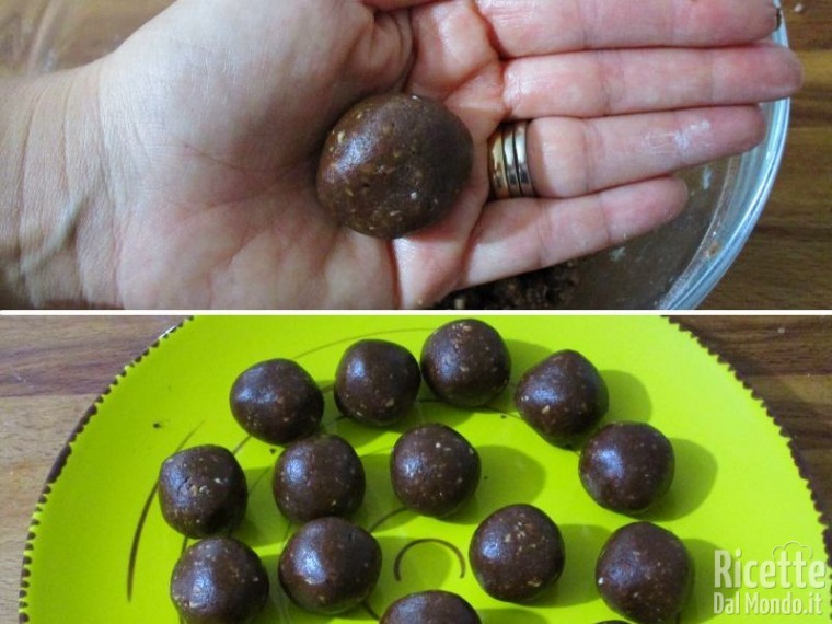 Palline di Nutella e farina di castagne 4