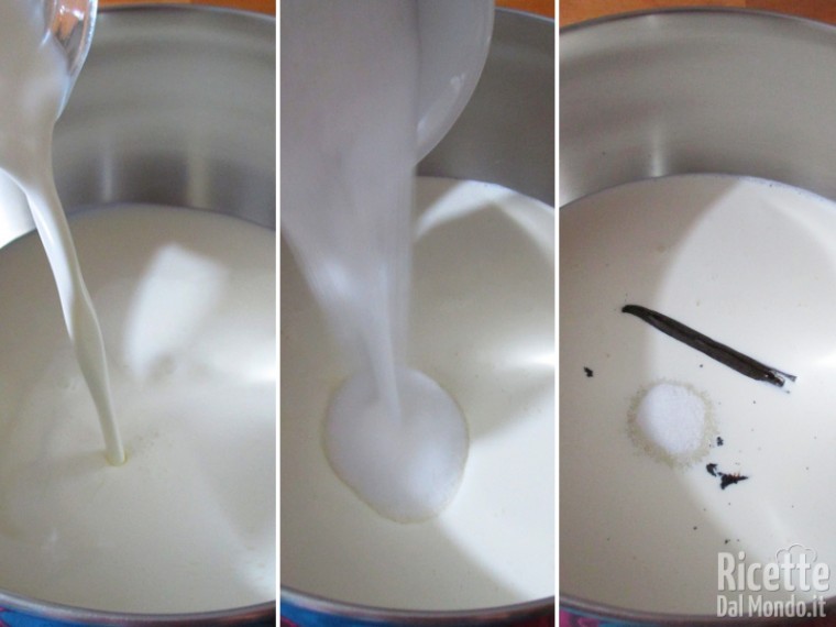 Riunite gli ingredienti in una pentola