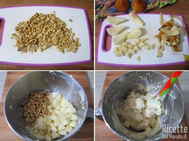 Ciambella di nocciole e pere 4