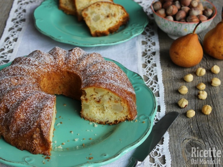 Ciambella di Nocciole e Pere