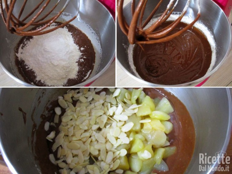 Torta pere e cioccolato 6