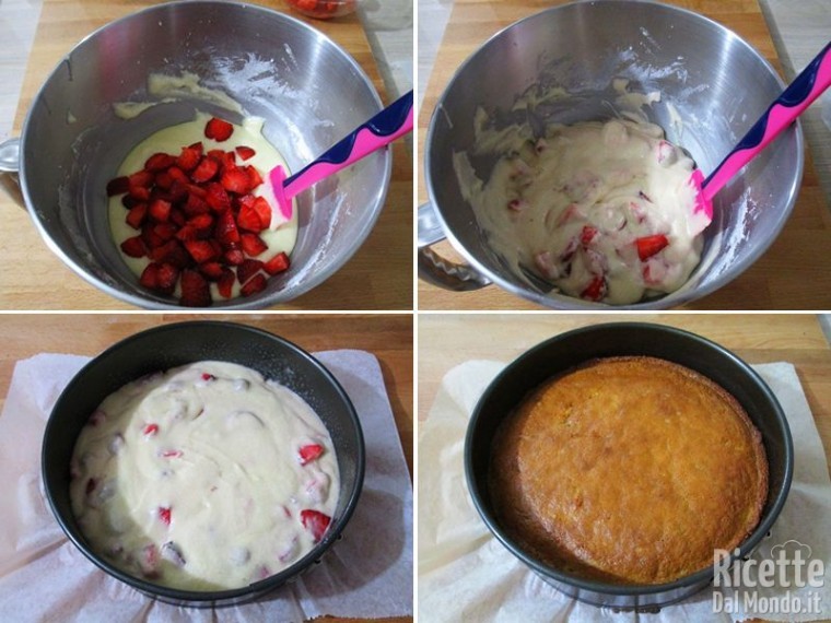 Torta soffice alle fragole 4