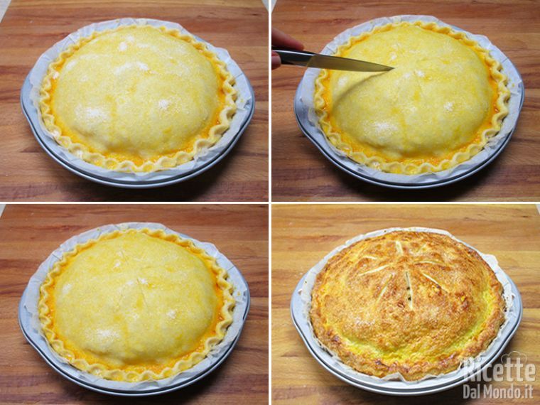 Cuocere la torta in forno caldo