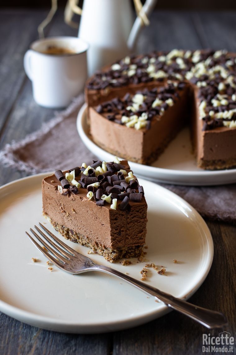 Come fare la cheesecake al cioccolato