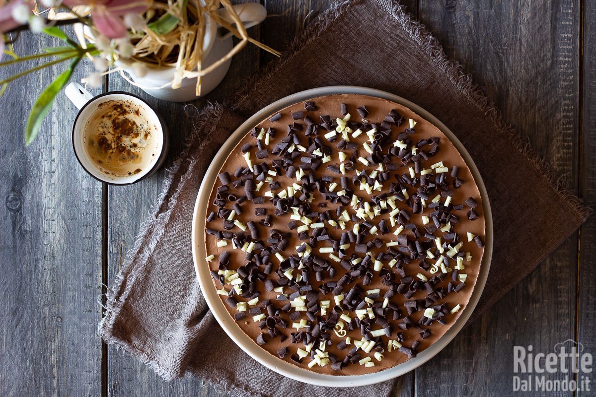 Cheesecake al cioccolato fredda. La ricetta perfetta e senza cottura!