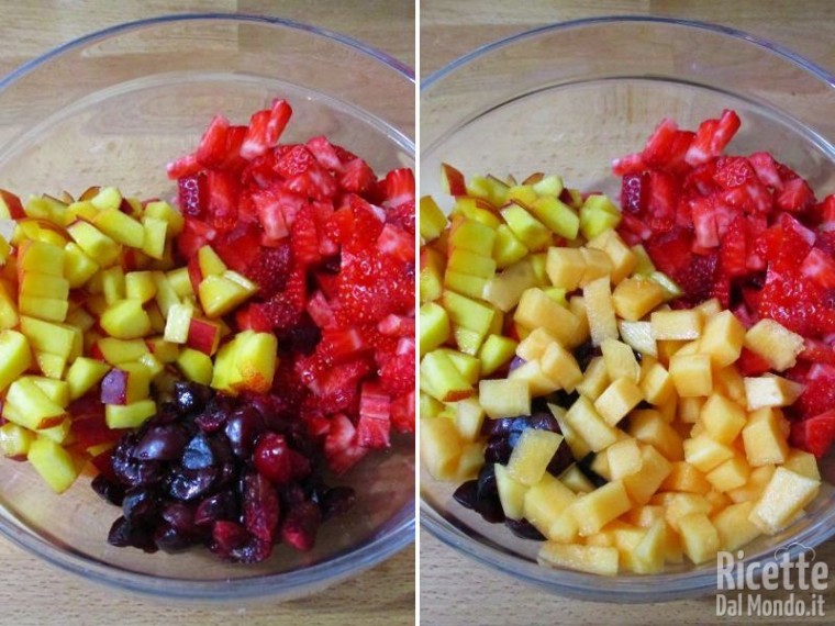 Coppe fredda di muesli e frutta fresca 2