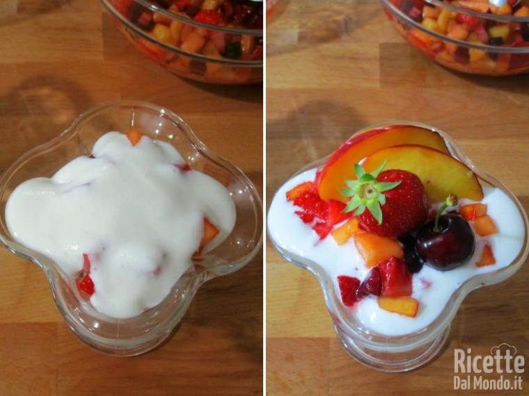 Coppe fredda di muesli e frutta fresca 7