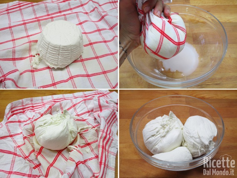 Strizzare bene la ricotta