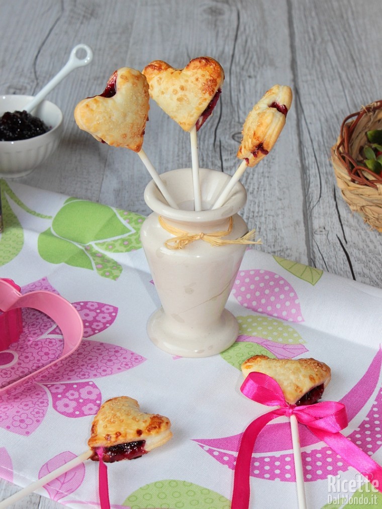 Come fare gli heart pie pops