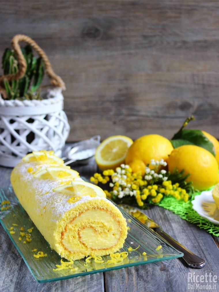 Gustoso rotolo al limone