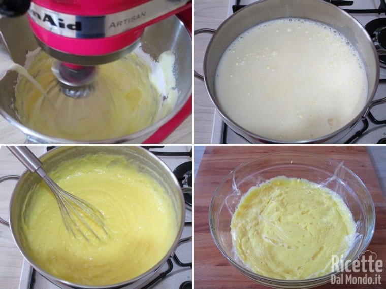 Rotolo di pasta biscuit con crema pasticcera al limone 9