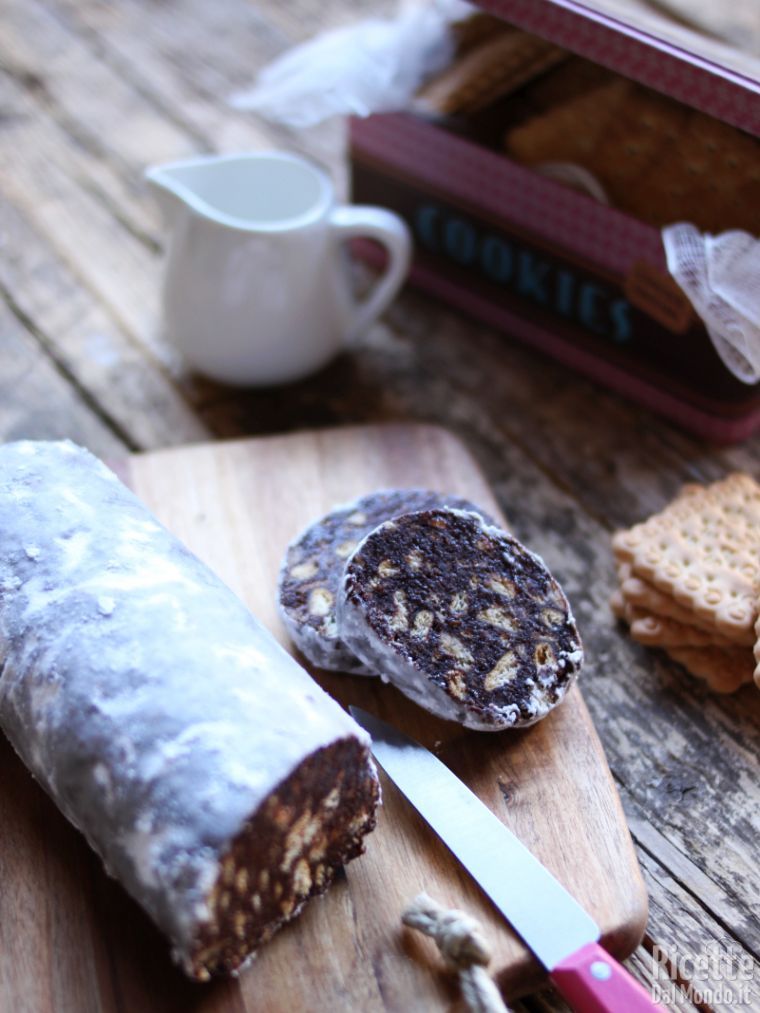 Ricetta salame di cioccolato