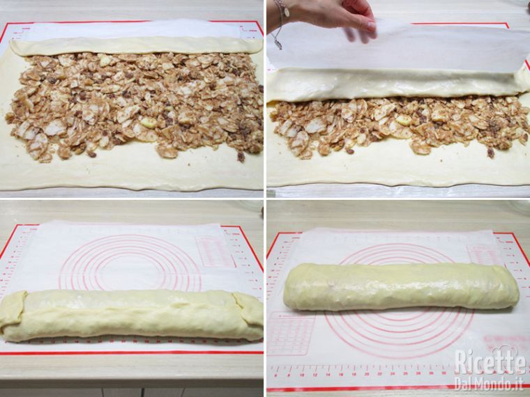 Chiudete bene lo strudel e i bordi