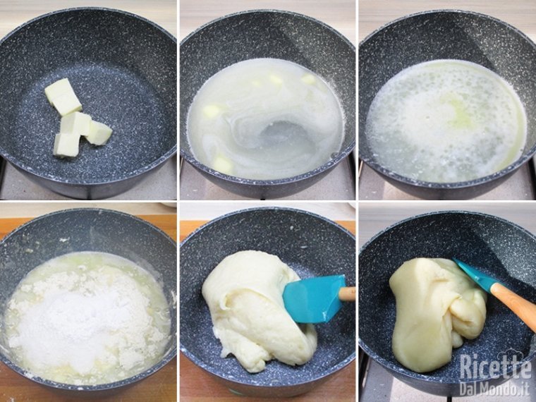 Preparare la pasta choux
