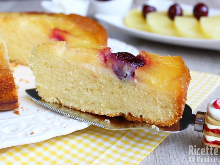 Ricetta torta rovesciata all'ananas