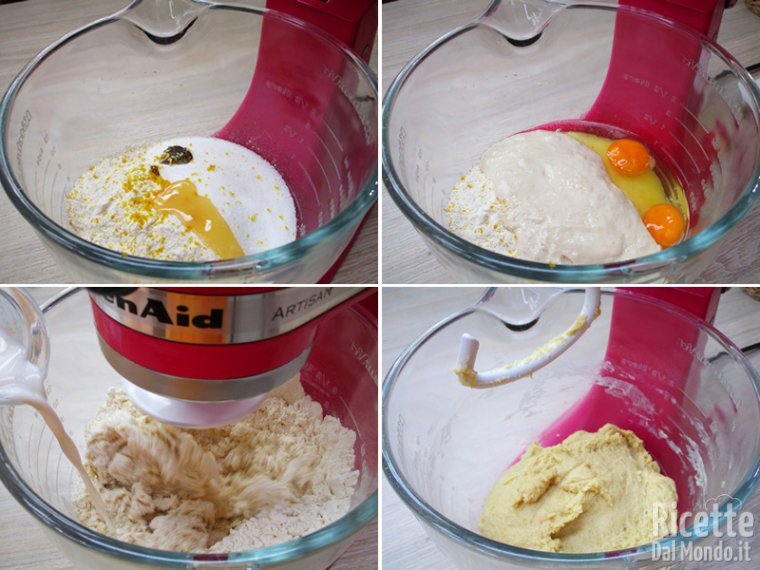 Avviate la preparazione dell'impasto
