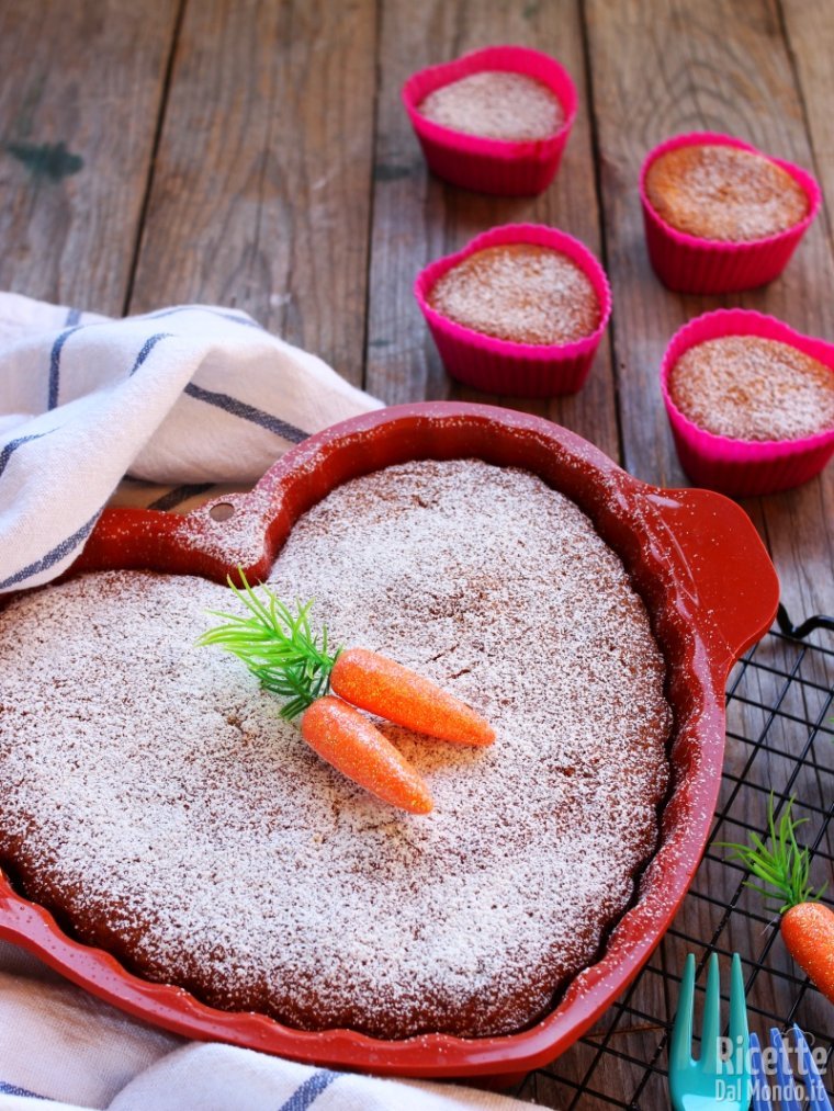 Torta alle carote senza mandorle