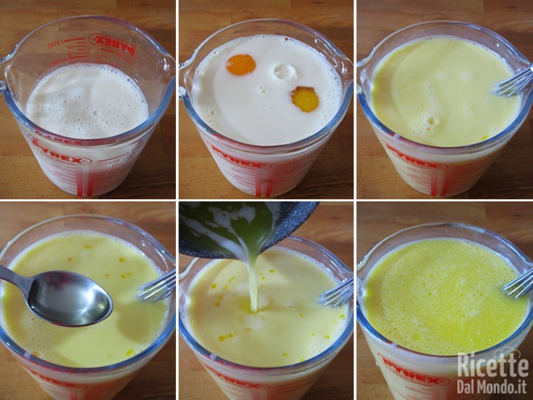 Lavorare gli ingredienti liquidi