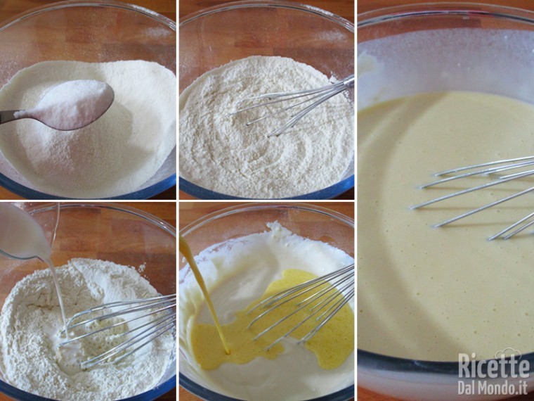 Aggiungere gli ingredienti secchi