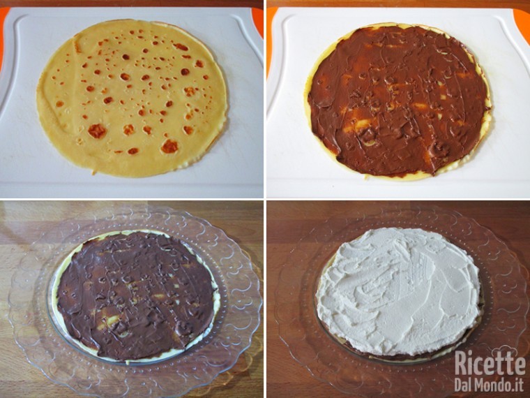 Spalmare le crepe con la Nutella