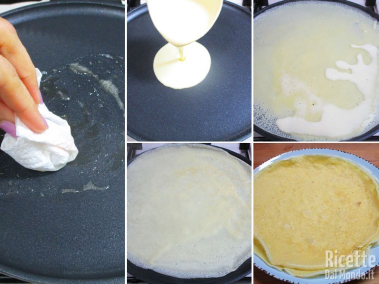 Cuocere le crepes