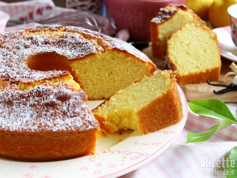 Ciambellone limone e vaniglia