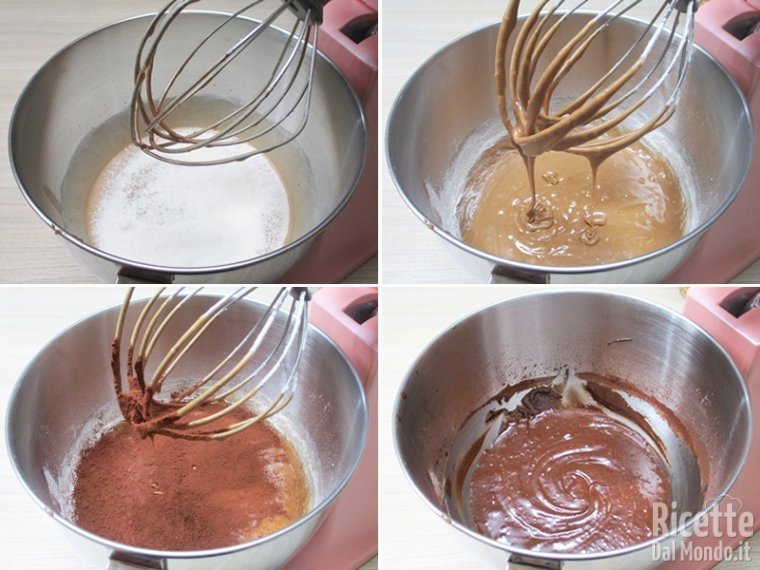 Aggiungere gli ingredienti secchi