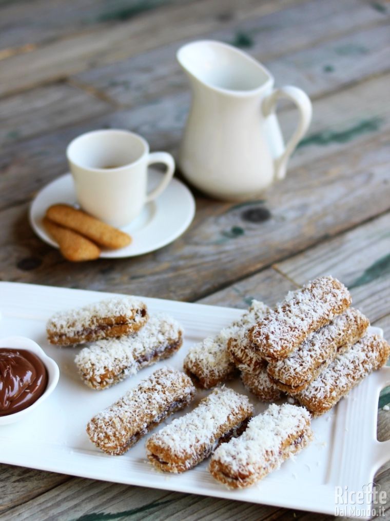 Pavesini Nutella e cocco con mascarpone