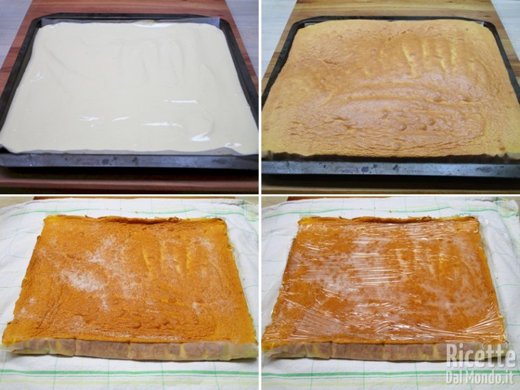 Cuocere la pasta biscotto in forno caldo