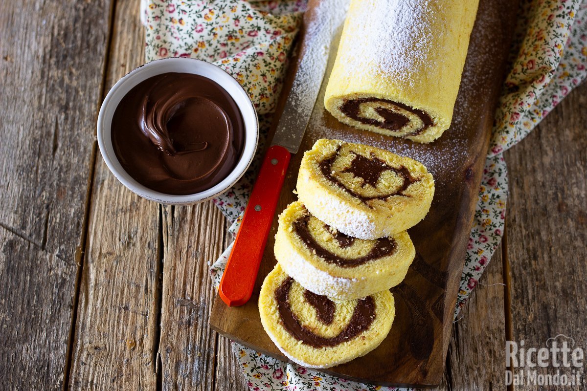 Rotolo alla Nutella soffice. Ricetta semplice per un risultato perfetto!