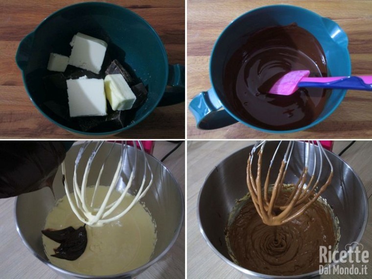 Torta al cioccolato farcita, simil kinder delice 3