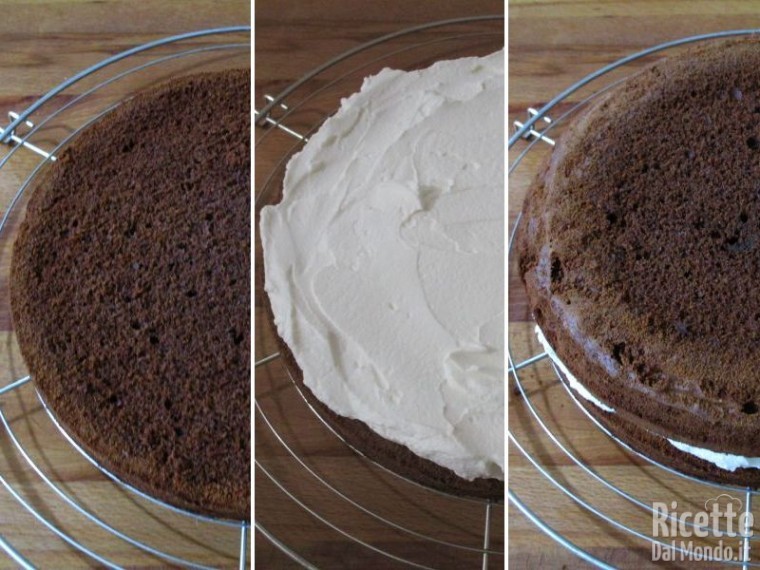Torta al cioccolato farcita 9