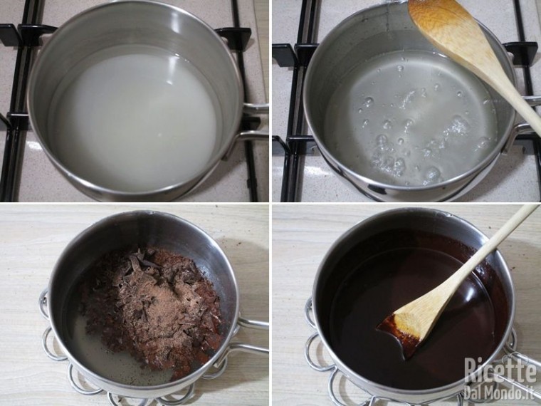 Torta al cioccolato farcita 10