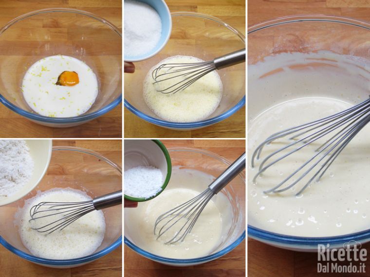 Preparare la pastella