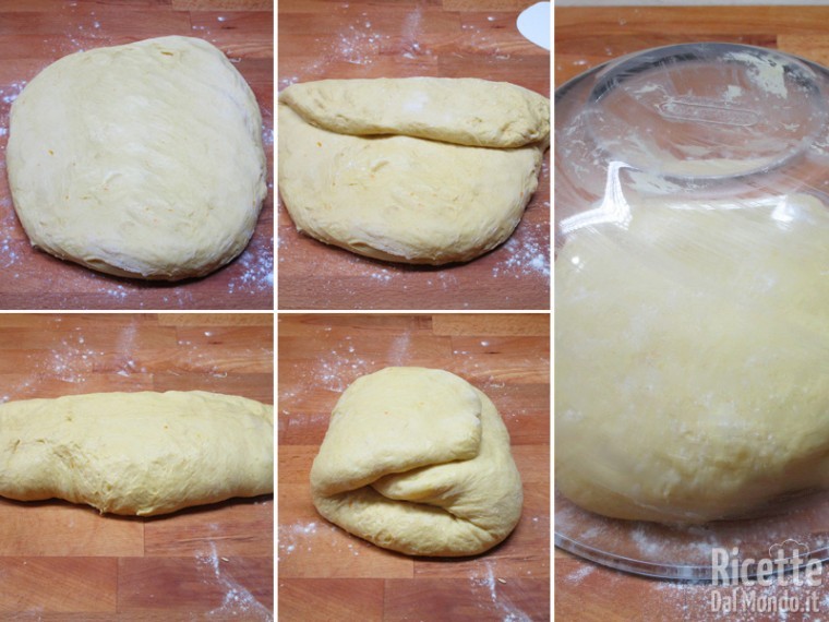 Fare delle pieghe a tre dopo la lievitazione