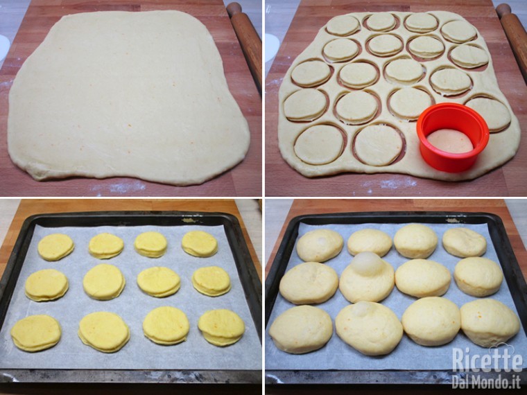 Stendere, coppare l'impasto e far lievitare i krapfen