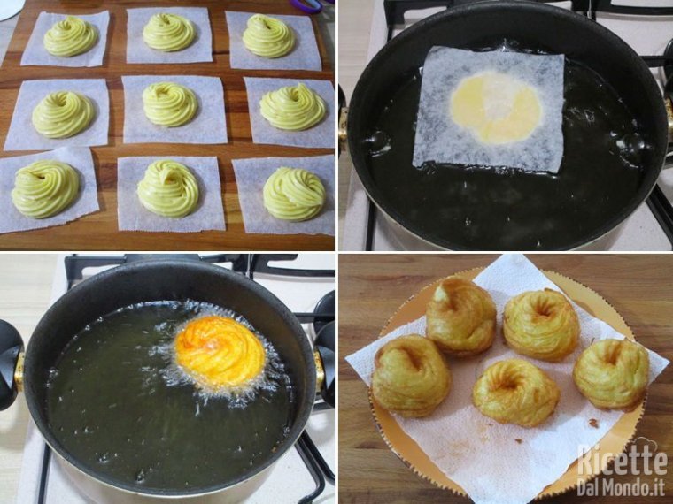 Friggere le zeppole