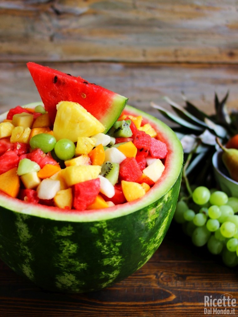 Come fare la macedonia nell'anguria