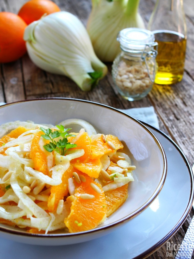 Ricetta insalata di finocchi e arance